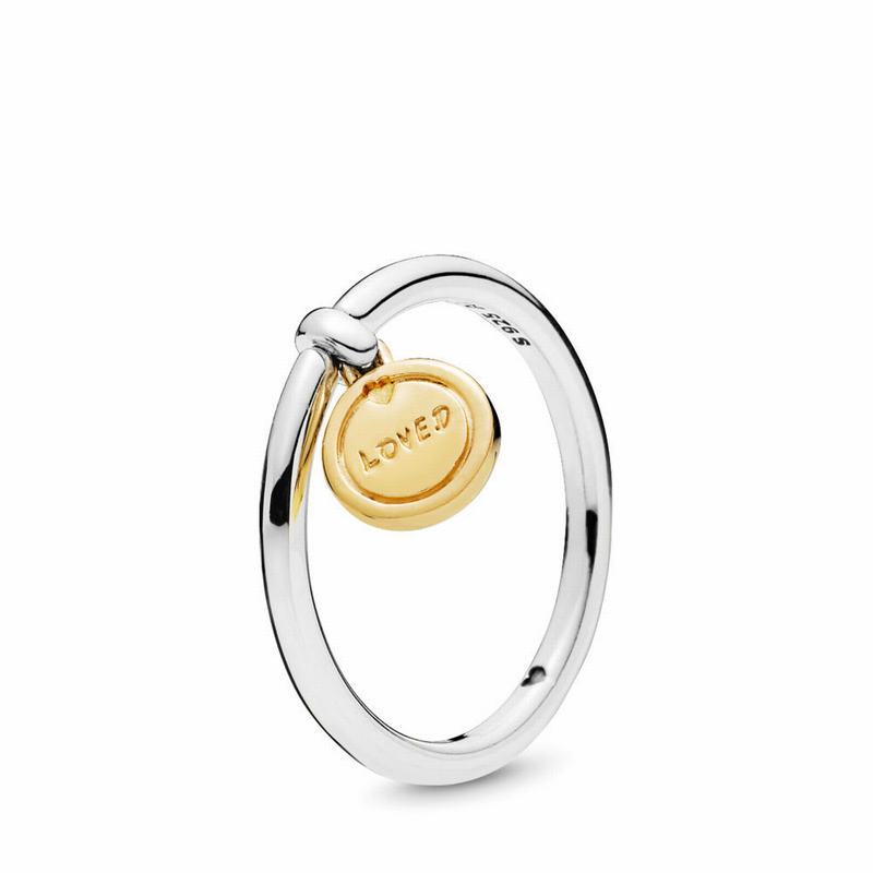 Pandora Shine™ Medallion Of Love Stackable Ring - Pandora Shine/Sterling Silver - Canada | TS6545KY